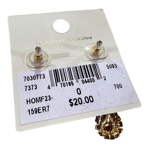 NWT Stunning Laura crystal gold jewelry 4pc Set - Picture 9 of 11